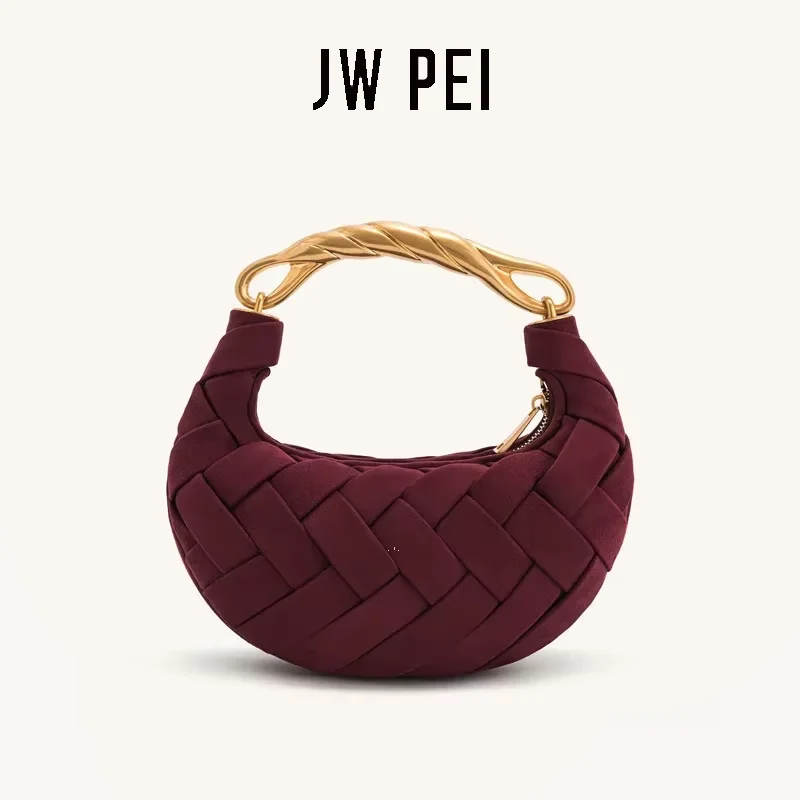

JW PEI Brand Design Women Handbag Novel Design Solid Color Luxury Advanced Design Crossbody Leather Simple Retro Handbag
