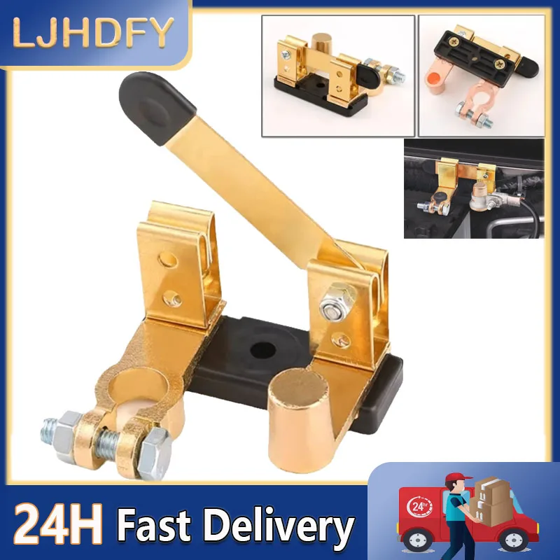 

12V-24V Car Battery Terminal Clamp Switch Disconnect Cut-off Isolator Tool KitTop Post Knives Blade Power Cut Off Tools