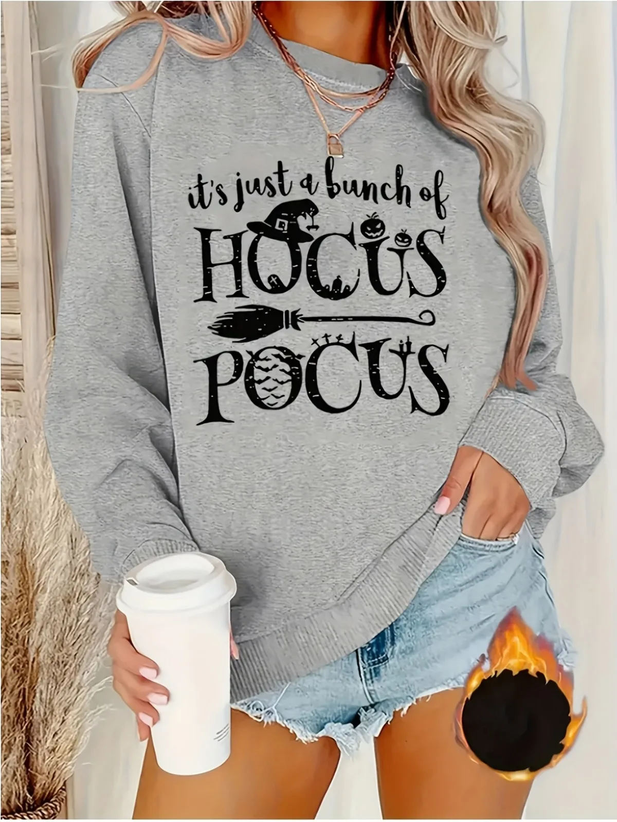 

Women's Casual English Letter Printed Pattern Round Neck Pullover with Theme Design Comfortable Fashionable for Daily Dressing