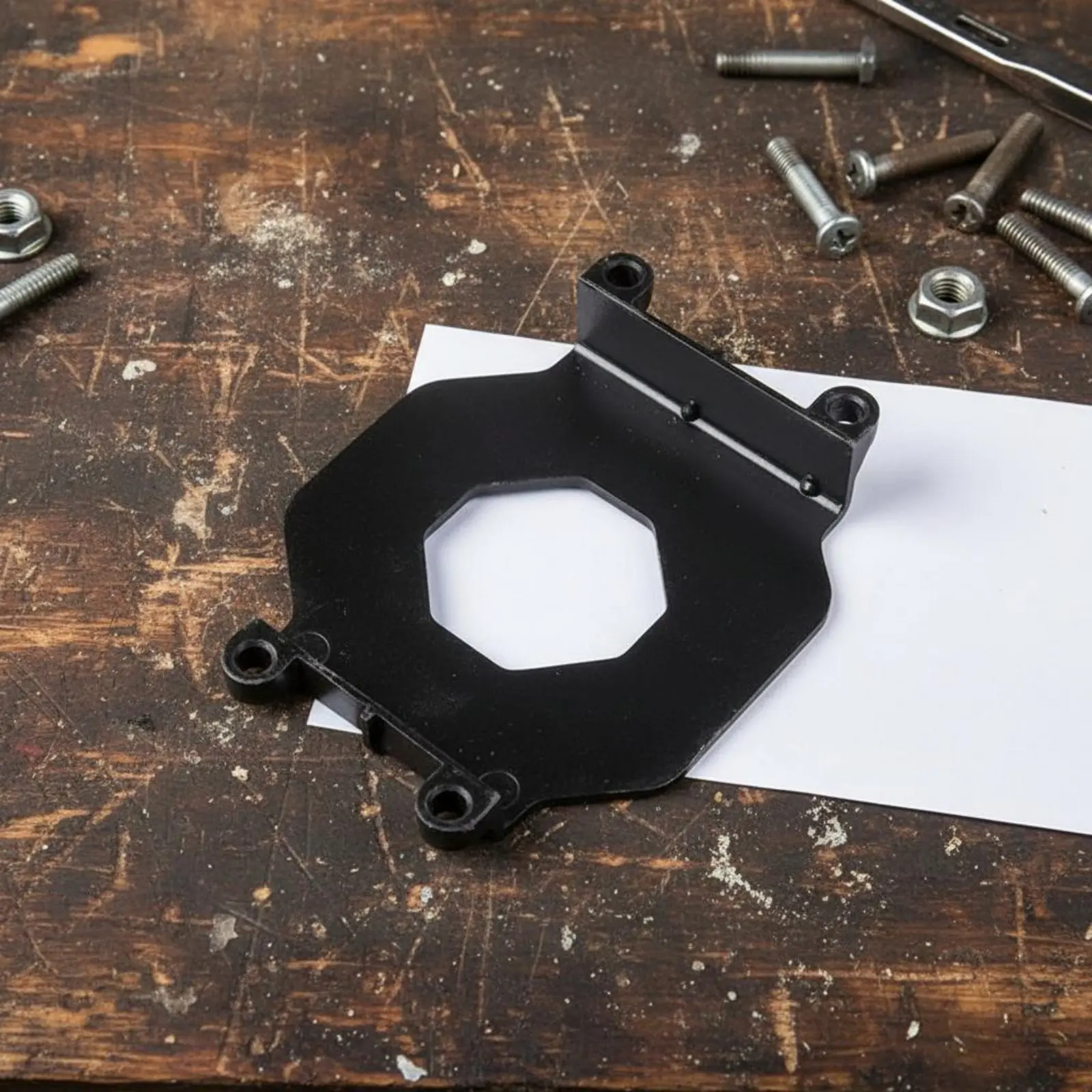 

145 Gas Reservoir Holder Iron Construction Gas Reservoir Bracket Gardening Tool Part for Null