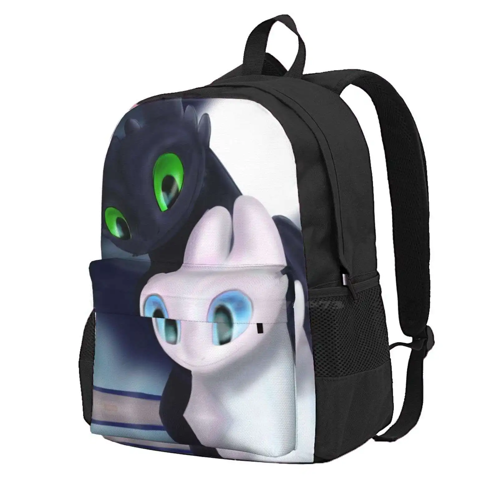 Krokmou And Light Fury Hot Sale Schoolbag Backpack Fashion Bags Krokmou Light Fury Night Fury Hidden World Hidden World