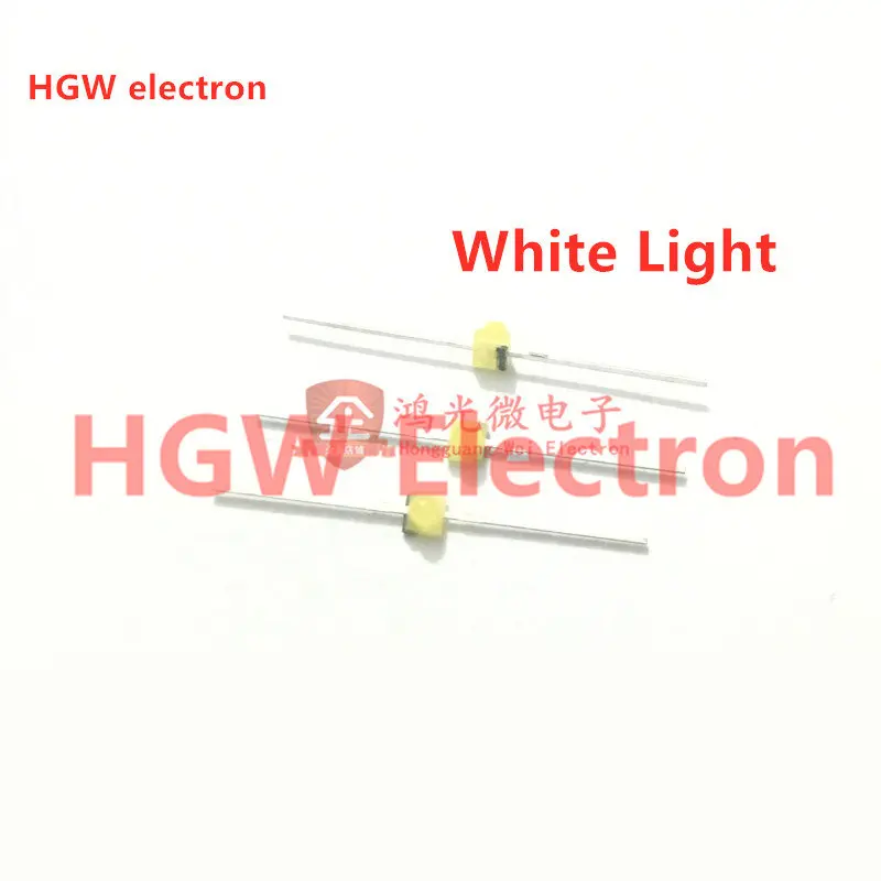 100pcs 1.5mm Mini Rood Red green yellow blue and white light, The highlighted 1.8mm Small butterfly LED light-emitting diodes,