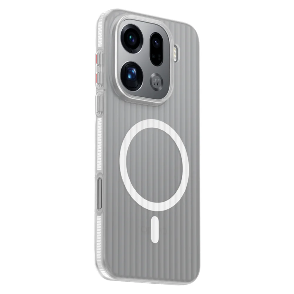 Voor OPPO Vinden X9 Pro Case Nieuwe Anti-slip Rand Gegolfd Magnetische Ijs Mist Anti-drop Cover voor Vinden X9 Schokbestendige Bumper Funda