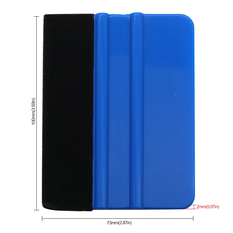 Herramienta de película para coche, rascador de 20MM de ancho, antiarañazos, antigolpes, antideslizante, para raspar bordes