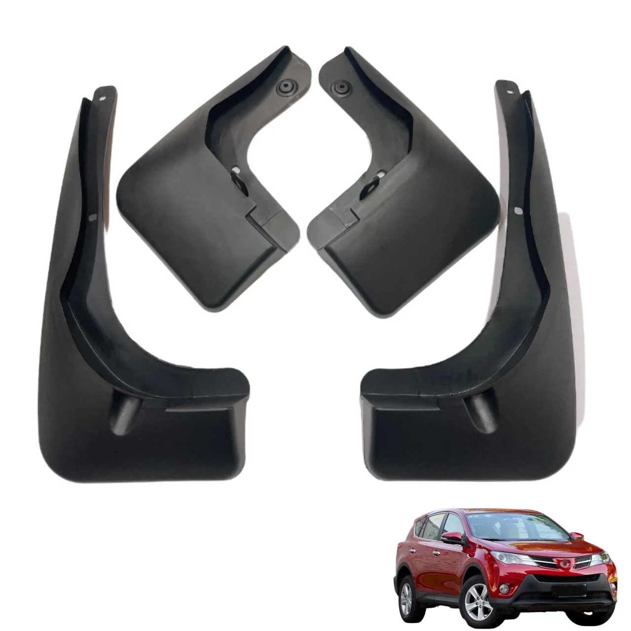 

Fit for Toyota RAV4 RAV 4 2013 2014 2015 PP Material Black Fender Mudguard Mud Flaps Guard Splash Flap Car Accessories