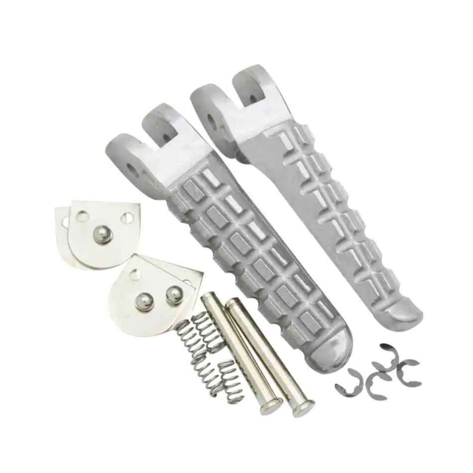 For 2009-2013 10 11 12 Ducati Monster 696 796 Rear Passenger Foot Rest Pegs Pedals Bracket Footrests Motorcycle Silver