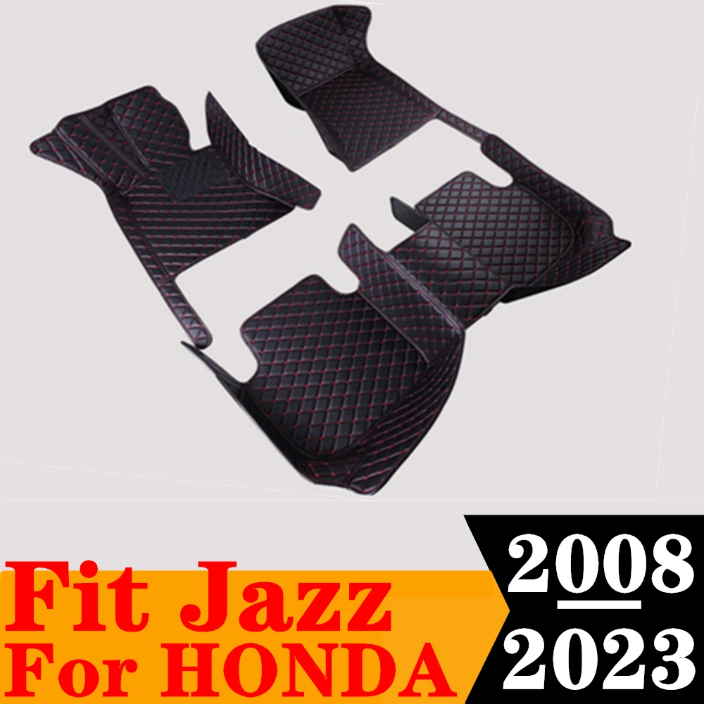 

Автомобильные коврики для HONDA FIT Jazz 2023 2022 2021 2020 2019 2018 2017 2016-2008 под заказ, накладки на ножки автомобиля, коврик