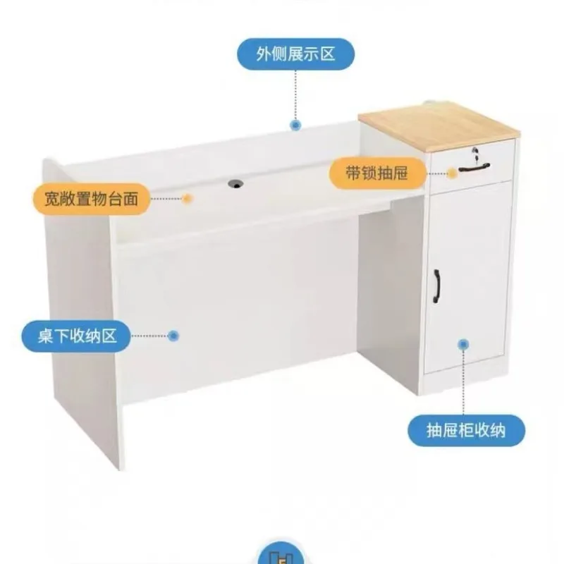 Supermercado, Tienda de Conveniencia 24h, Punto de Venta Pequeño, Mueble de Exhibición de Madera Simple y Moderno para Bar, Snacks, Tienda para Mamá y Bebé