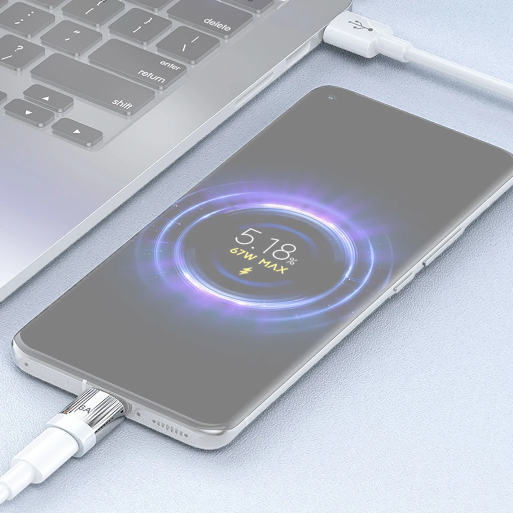 6A 120 Вт Магнитный адаптер супер быстрая зарядка USB C к Type C кабель Разъем для ПК ноутбука магнит зарядное устройство адаптер USB конвертер