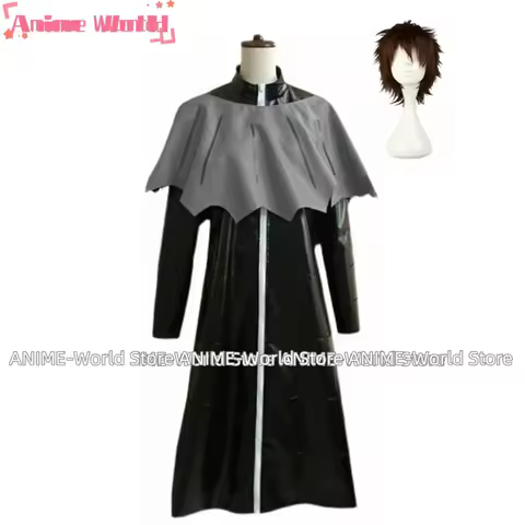 《Custom size》Aizen Sousuke Cosplay Costumes Uniform Outfit Anime Cosplay Costume Halloween Carnival Party Wig Cosplay Costumes