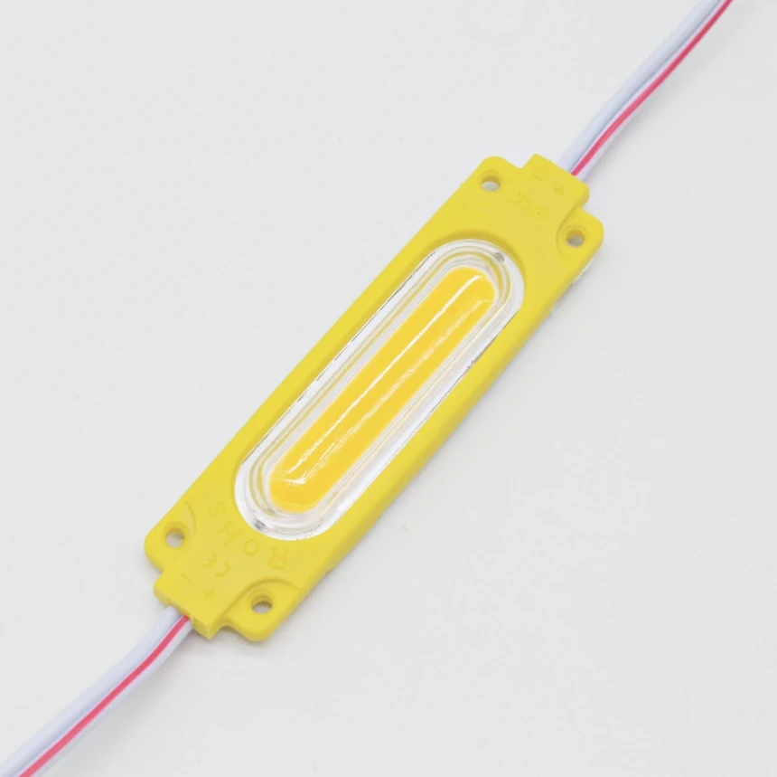 COB LED Module String Light with Lens DC12V 6LED Waterproof for Outdoor Advertising Sign Shop Banner LED Module Strip Lamp