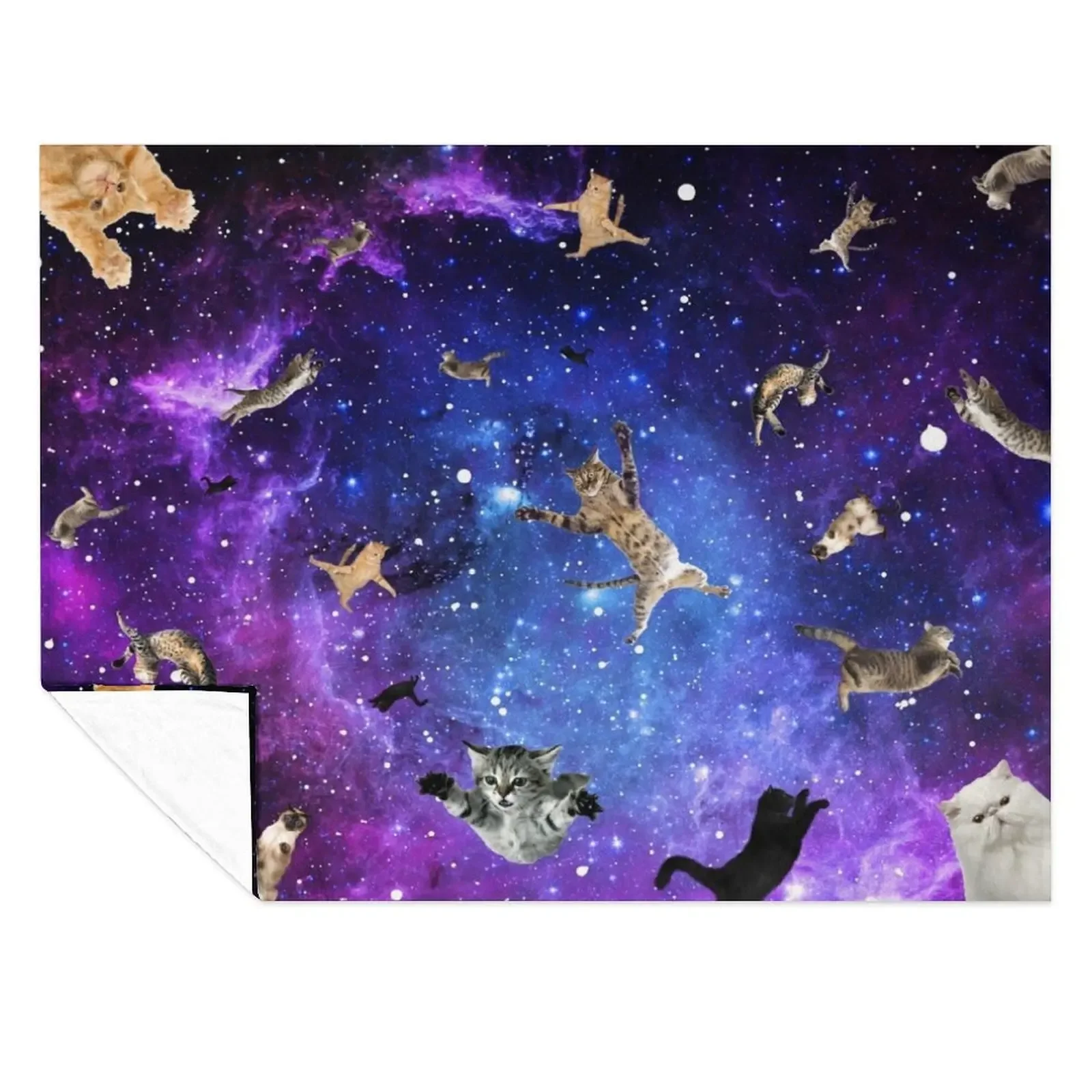 

Space Cats Throw Blanket for winter Designers Giant Sofa Vintage Blankets