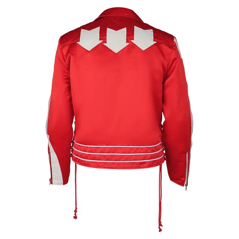 ZA01 Freddie Cosplay Mercury Fantasy Costume Rock Band Fantasia Adult Men Disguise Queen Coat Jacket Halloween Carnival PartZa0@