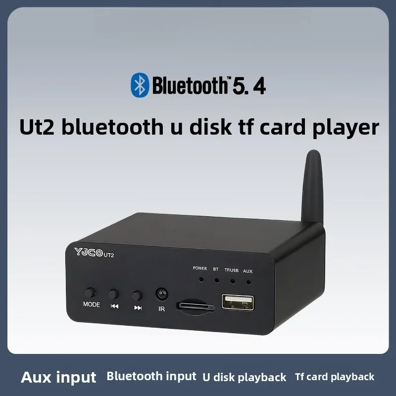 

Аудиофильский Hi-Fi Bluetooth-ресивер Ut2 5.4, ЦАП ES9023, проигрыватель без потерь с поддержкой USB и TF-карт, управление через приложение