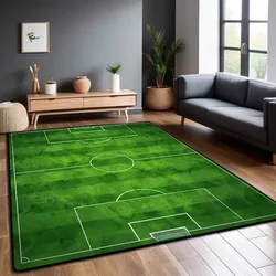 Football Field Carpet Living Room Foldable Big Size Floor Mats 200x300cm Non-slip Play Mat for Children Bedroom Machine Washable