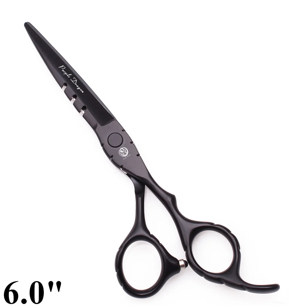 Haar Schere 5,5 "6" Lila Drachen Edelstahl Professionelle Friseur Schere Effilierschere Haar Schere Dropshipping Z1010