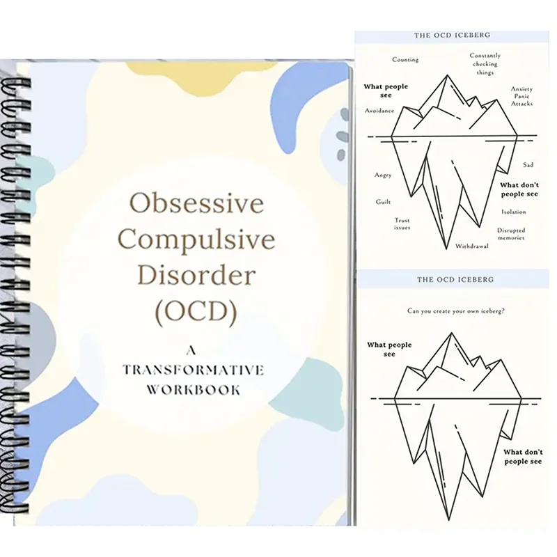 Obsessive Compulsive Disorder (OCD) Workbook, Intrusive Thoughts, Exposure Relax, Anxiety Relief, Mental Health Self-Help Guide