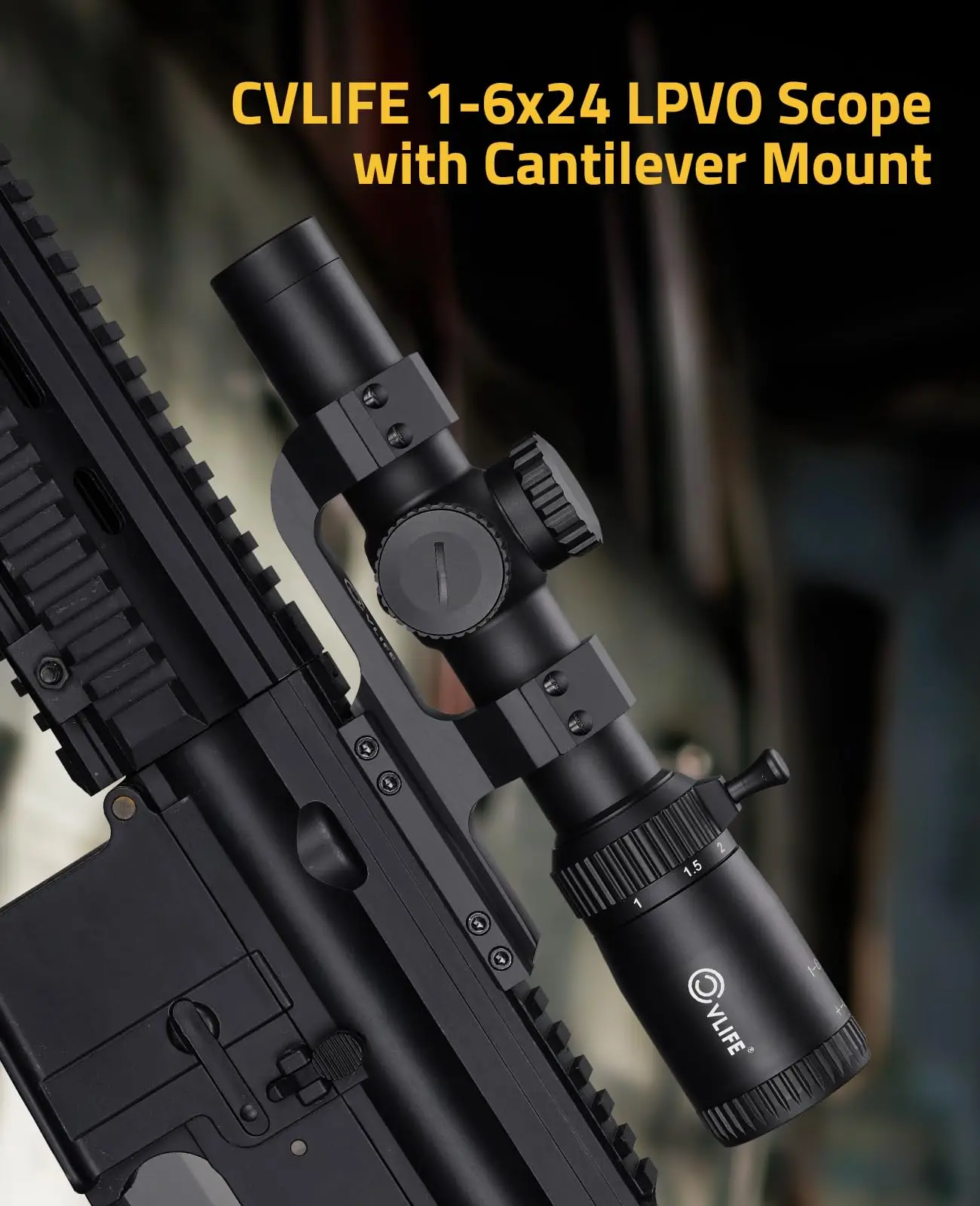 1-6x24 BDC EagleFeather LPVO نطاق البندقية 30 مللي متر ناتئ جبل شبكاني الطائرة البؤرية الثانية صفر إعادة تعيين