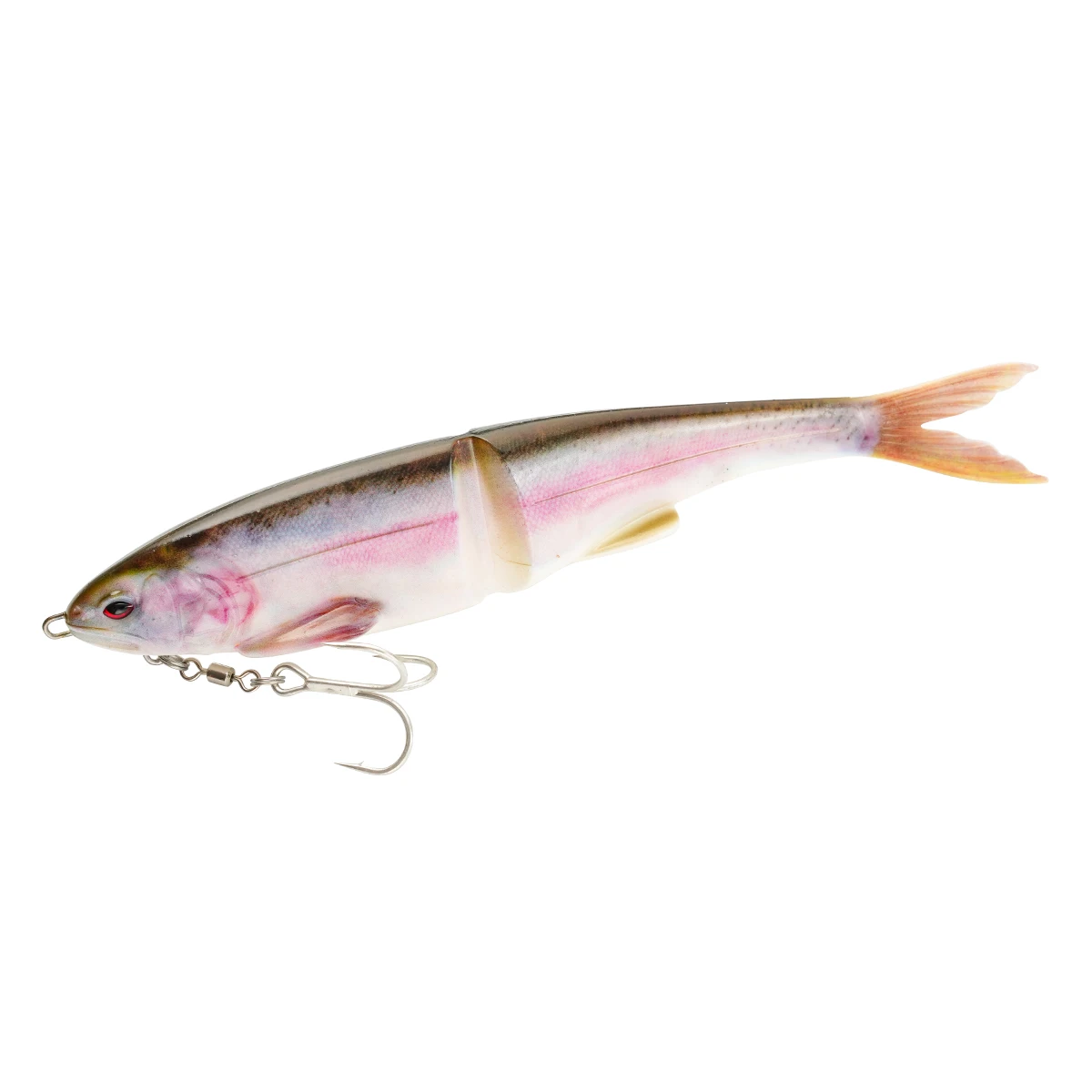 220mm 60g Schwimmender Weichköder für Raubfische, bedruckter Farbfischköder, zweiteiliger Schwimmköder, hohe Qualität