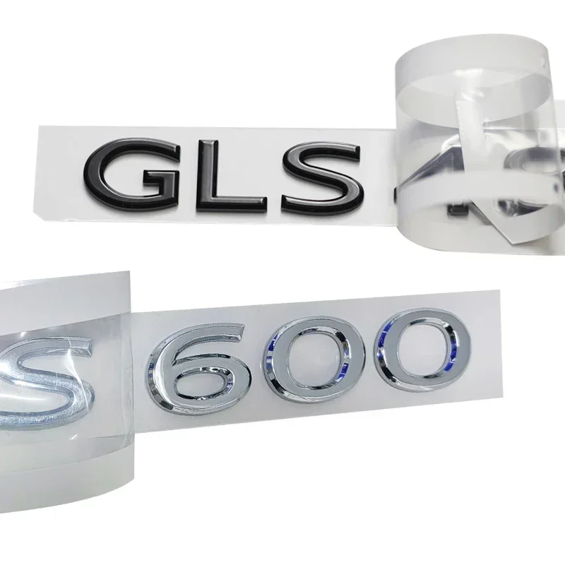 ثلاثية الأبعاد ABS كروم شعار سيارة ملصق شعار شارة الباب ملصق مائي لمرسيدس بنز مايباخ GLS 400 450 480 500 580 600 680 اكسسوارات السيارات #2