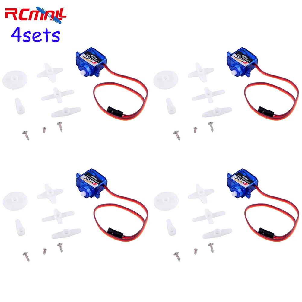 

4Sets Feetech FS90R 9g Servo 360 Degree Continuous Rotation Micro RC Servo 6V 1.5KG Servo Motor for Arduino Micro:bit