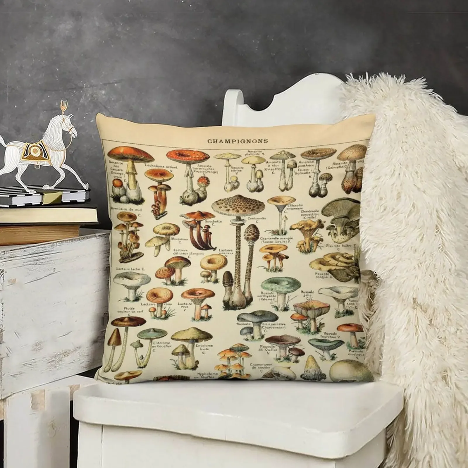 

Mushrooms Throw Pillow Decorative Cushion Cover Decorative Cushion pillow