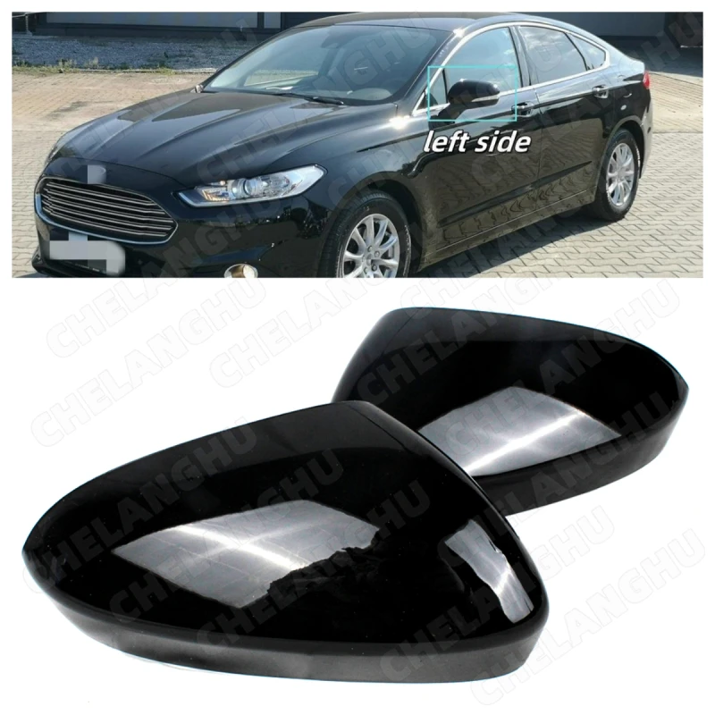 

Black Paint Reversing Mirror Housing For Ford Mondeo 2013 2014 2015 2016 2017 2018 2019 2020 Mirror Cover Shell