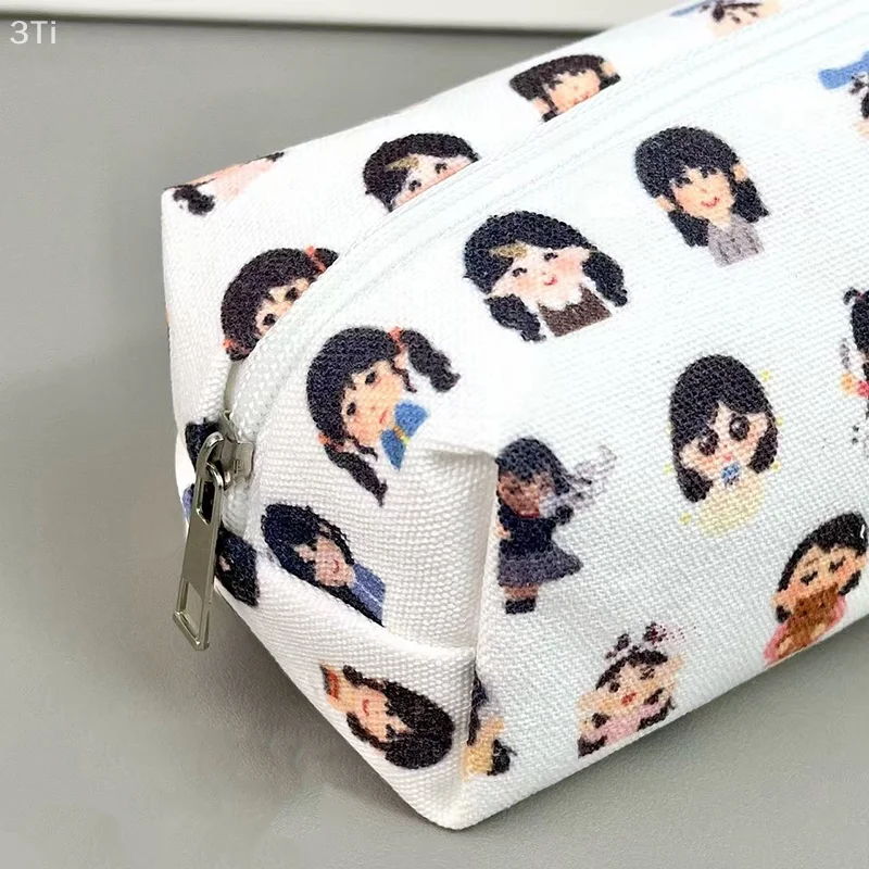 Small Cartoon Theme Pencil Cases; Ideal for School and Travel; Compact Cosmetic Bag