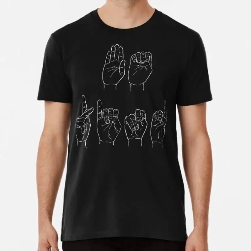 Be Kind Outline in ASL S to 5XL Made the AU USA T Shirt