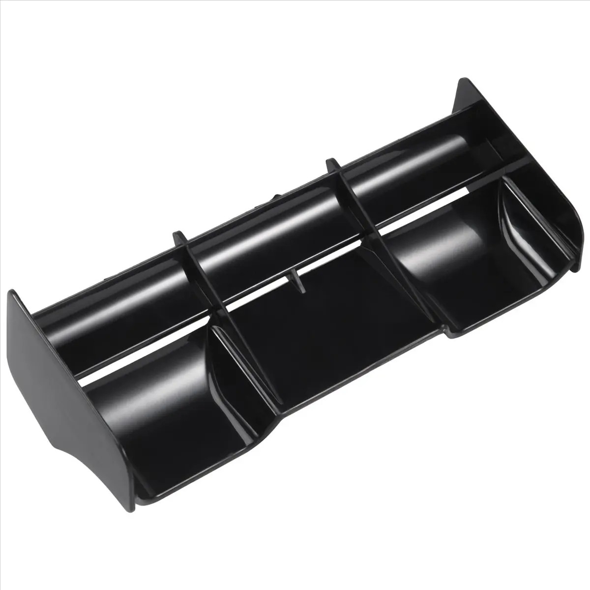 A3#(Upgraded) 268F 1:8 RC Cars RC Plastic Nylon Tail Wing for 1/8 Scale Nitro Electric Powered Off Road BuggyTruck Remote,Black