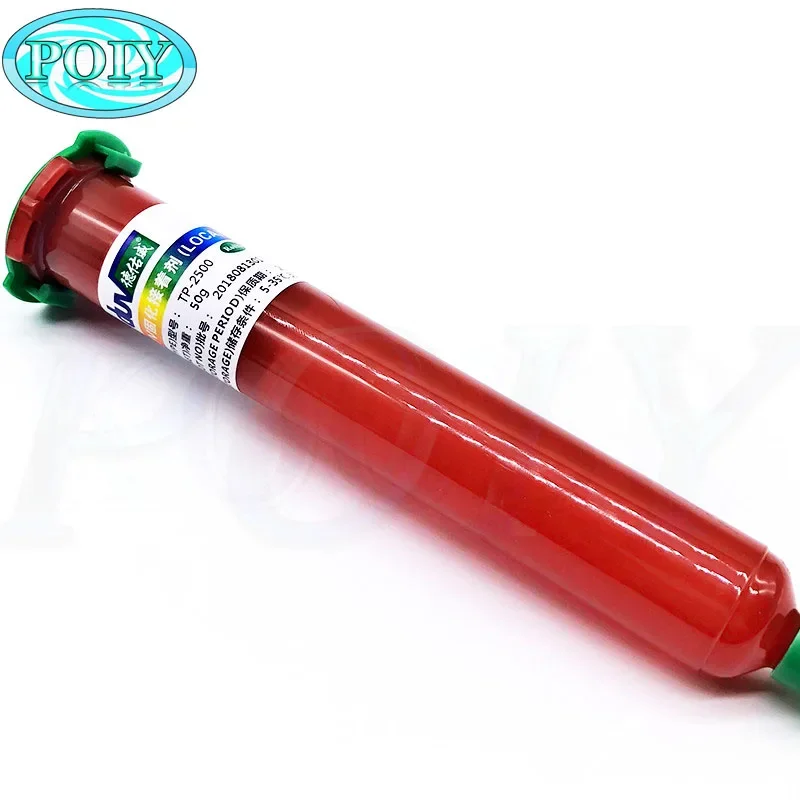 50 جرام TP-2500 LOCA UV الغراء السائل بصري واضح لاصق tp 2500 uv الغراء tp2500 ل شاشة تعمل باللمس سامسونج غالاكسي آيفون 5 قطعة/الوحدة