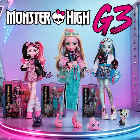Original Monster High G3 Core Refresh Fashion Doll Creepy Pet 7 Accessories Fully Articulated Collectible Monster High Girls Toy