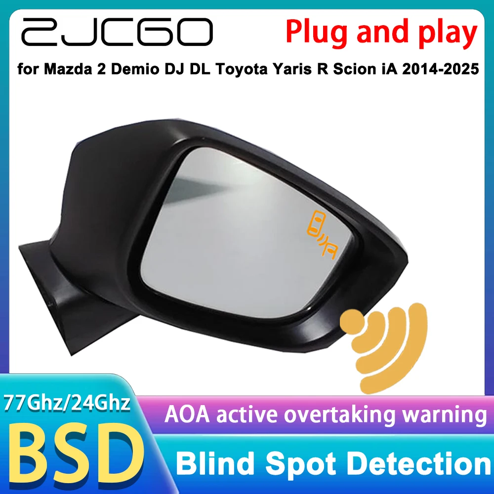 for Mazda 2 Demio Mazda2 DJ DL Toyota Yaris R Scion iA 2014-2025 OEM Blind Spot Monitoring Detection Assist BSM BSD BSA System
