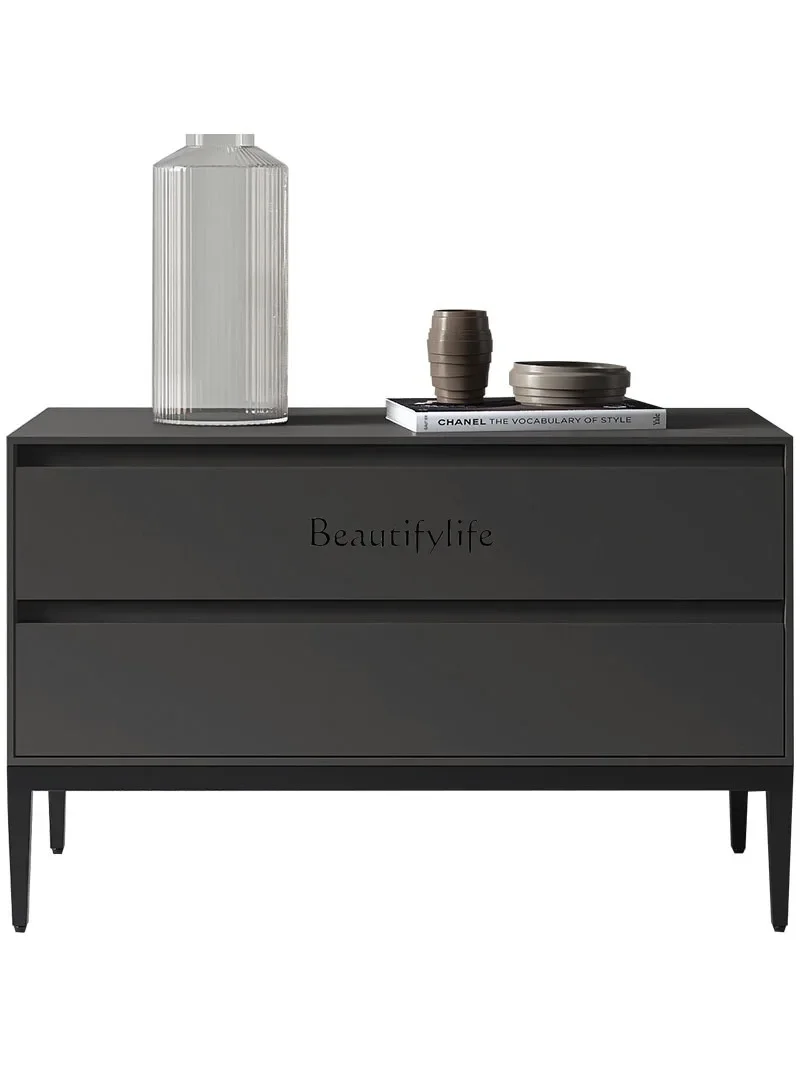 

LNordic Light Luxury Minimalist Bedside Table Simple Modern Storage Locker