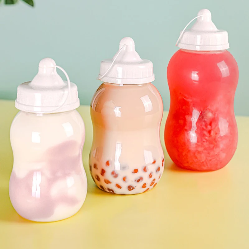 400/500ml Creative Adult Pacifier Water Bottle Lovely Feeding Bottle Portable Kids Student Drinking Bottles