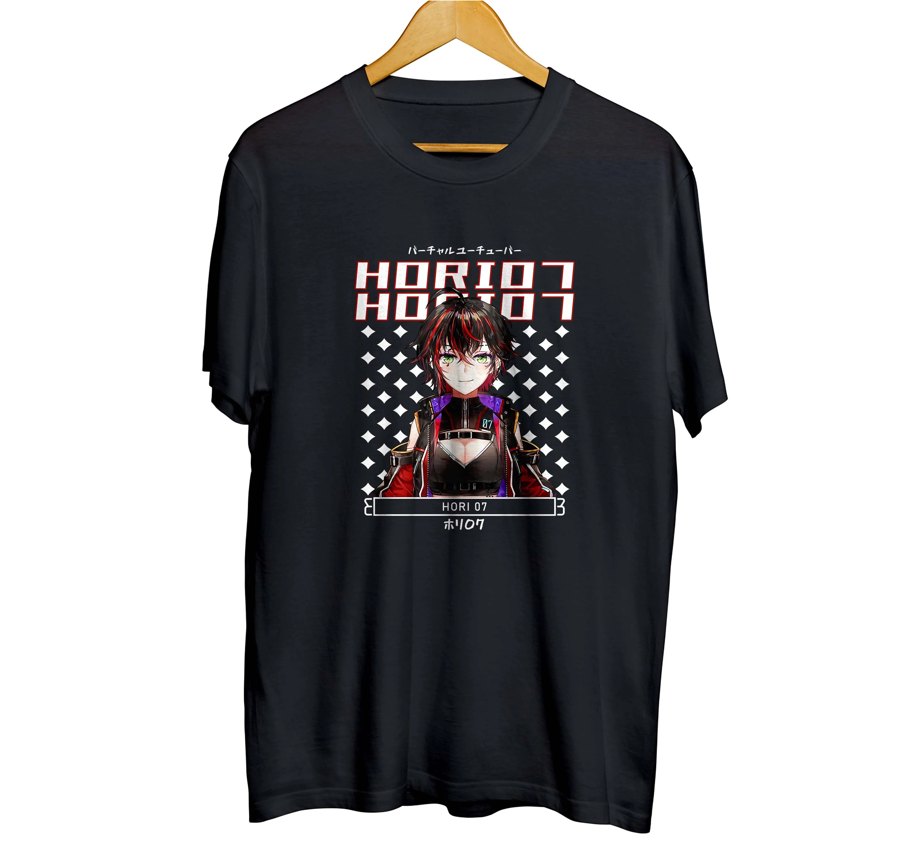 T-shirt distroanime vtuber HORI 07 - MY HOLO 100% cotton combed 30s