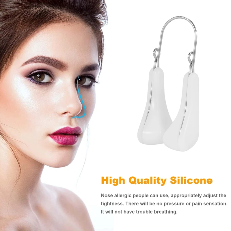 1 Pc Soft Magic Silicone Nose Shaper Lifting Clip Nose Bridge Shaping Corrector Nose Up Slimming Massager Beauty Tools