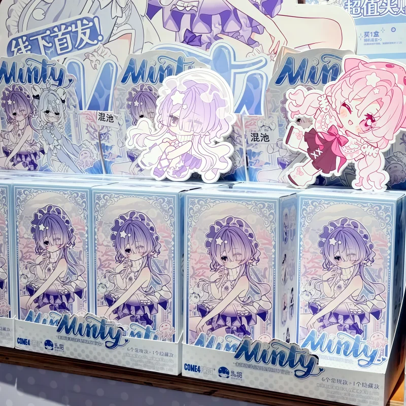 

В наличии Come4free Minty 1/8 Bjd Mi Tian Ocean Gemstone Series Шарнирная фигурка Модель игрушки Коллекционная слепая коробка Подарок