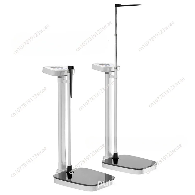 

Smart body scale connection APP ultrasonic stadiometer height measuring stadiometer digital height and weight scale