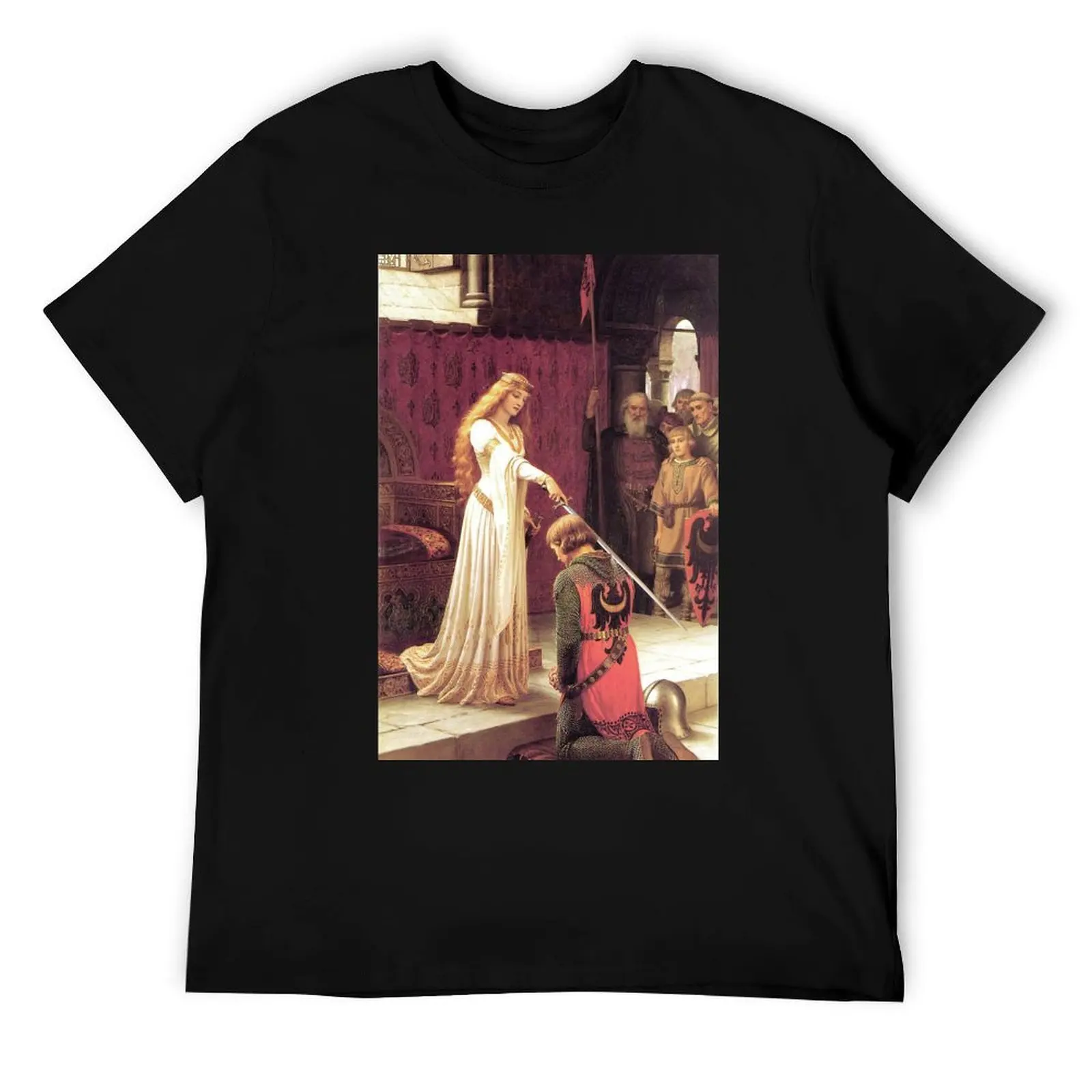 تي شيرت Guinevere خلق الفارس تي شيرت أساسي تي شيرت مطبوع للرجال تي شيرت مصمم تي شيرت