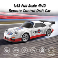 1/43 Mini RC Drift Car 2.4G Remote Control Racing Vehicle RTR 4WD Off-road High Speed Vehicle Model Toys for Kids Adults Gifts