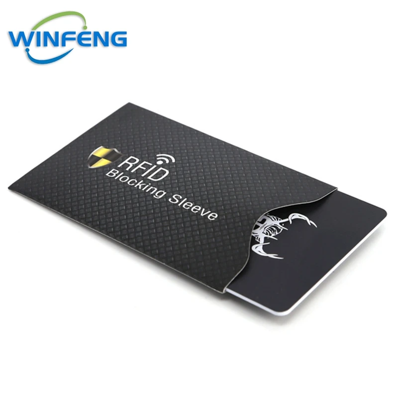 1/5/10Pcs RFID Credit Card Protector Blocking Cardholder Sleeve Aluminium Id Bank Card Holder Case Protection for Anti Theft