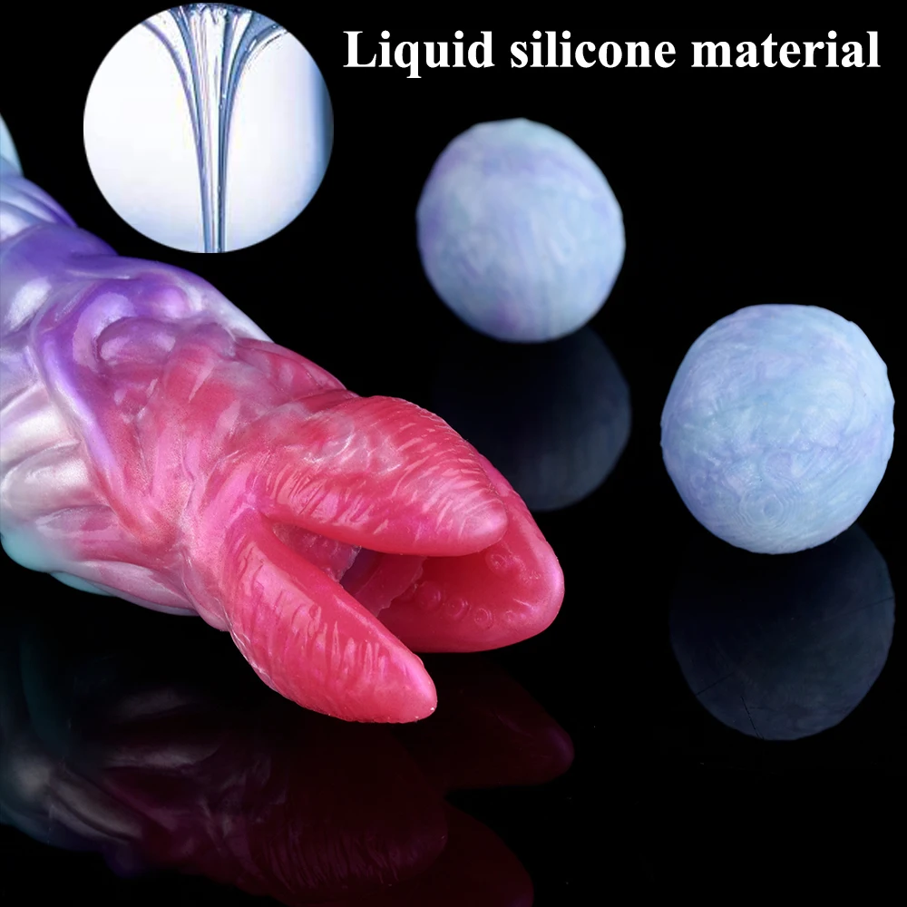 QAAI Silicone Inflatable Ovipositor Laying Eggs Anal Dildo Vaginal Massage Orgasmic Pleasure Erotic Sex Toys For Women 18+