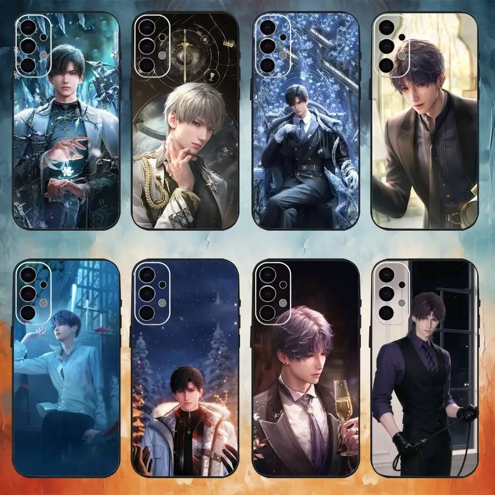 

Love Deepspace Xavier Rafayel Sylus Caleb Phone Case For Samsung S25,S24,S21,S22,S23,S30 Plus,Fe,Lite,Note,10,9,5G Black Cover