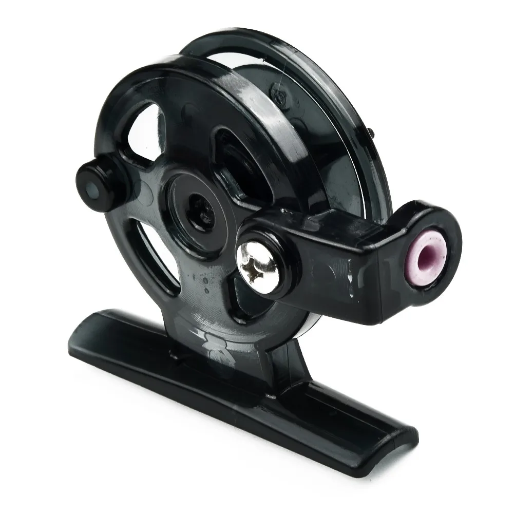 Mini roda portátil da pesca da mosca, carpa, gelo, jangada, carretel, equipamento, proporção 1:1, ferramentas do carretel, inverno, 45mm, 55mm, 1PC