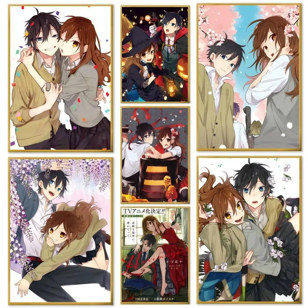 Anime H-Hori San To Miyamura Kun Poster And Prints Wall Art Pictures For Modern Bedroom Game Room Home Decor