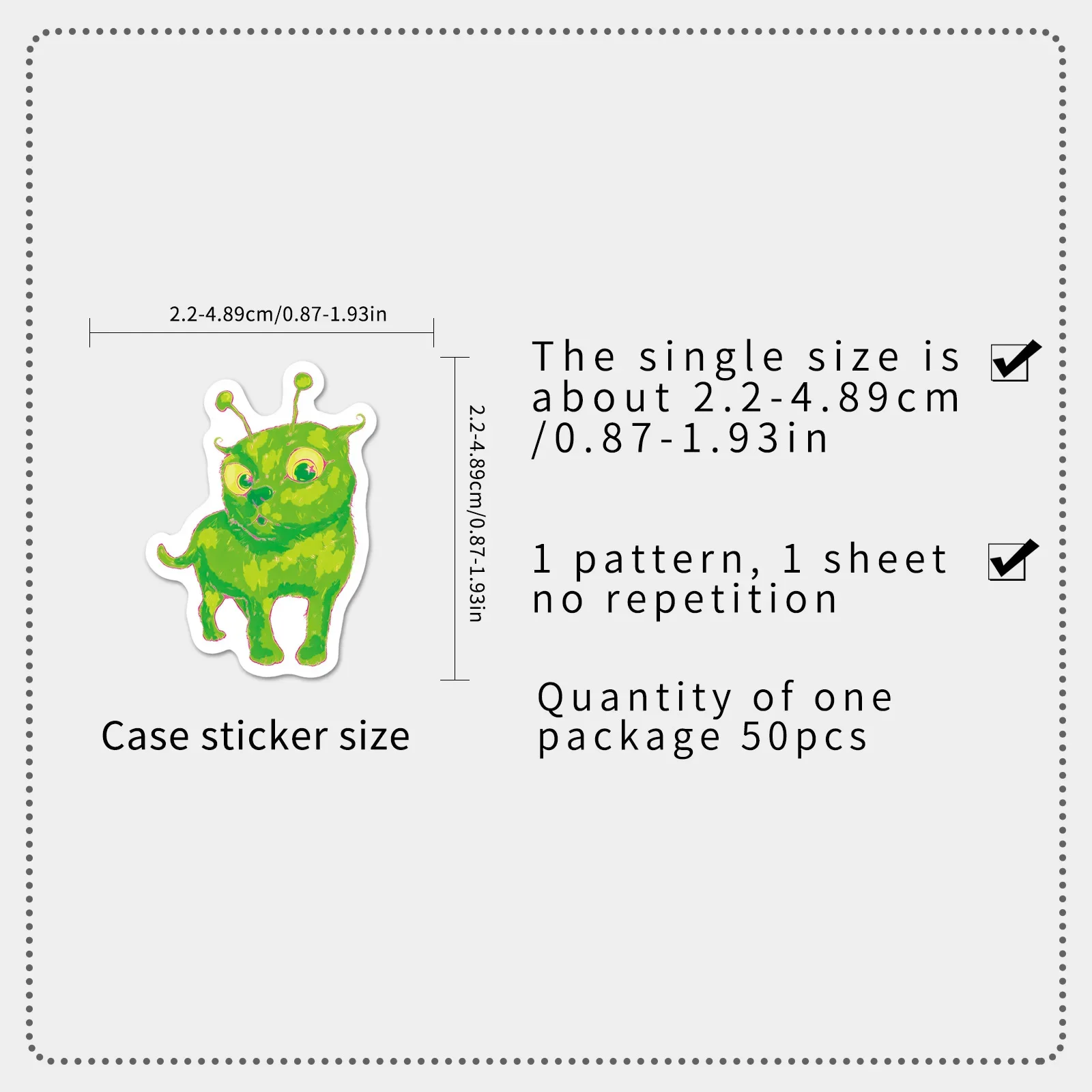 50pcs Abstract Alien Cat Creative Stickers Funny Cute MEME Decals Toys DIY Skateboard Phone Notebook Cartoon Sticker Gifts