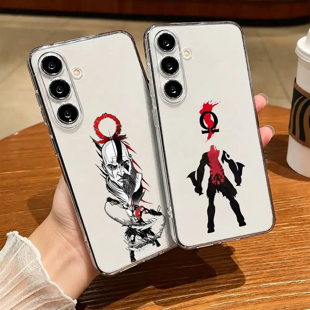 Bestselling Game God of War Phone Case For SamsungA10,12,20,21S,30,31,40,50,51,52,70,71 Transparent Cover