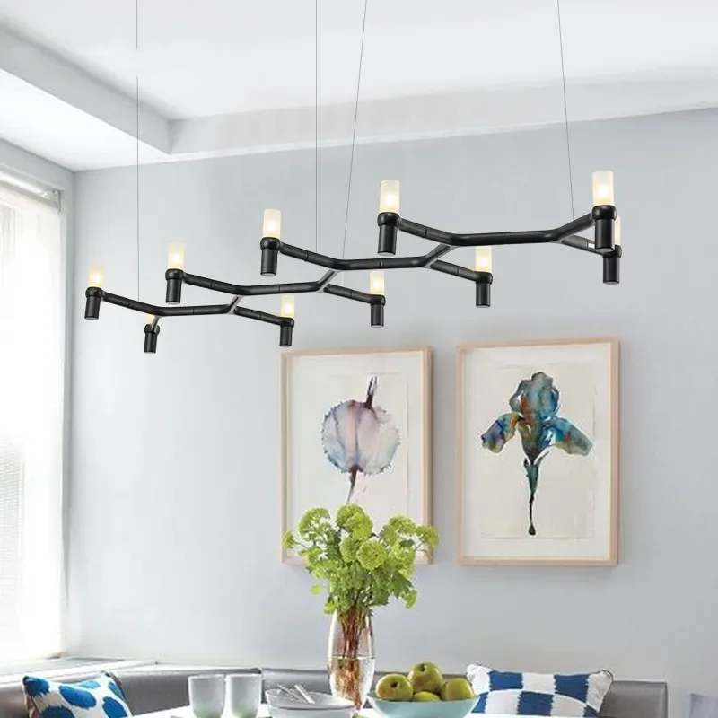 Modern Luxury Foyer G9 Led Chandelier Lustre Metal Pendant Chandelier Lighting Stairs Hanging Lamp Deco Led Indoor Light Fixture