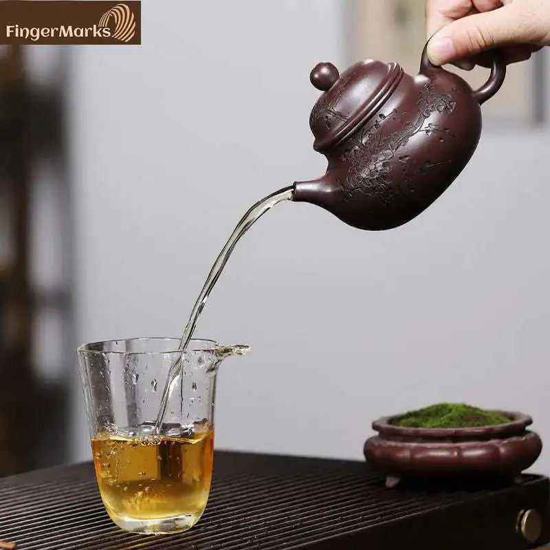 270 مل | إبريق شاي ييشينغ زيشا | البرقوق رونغ تيان - زي جيا ني #6